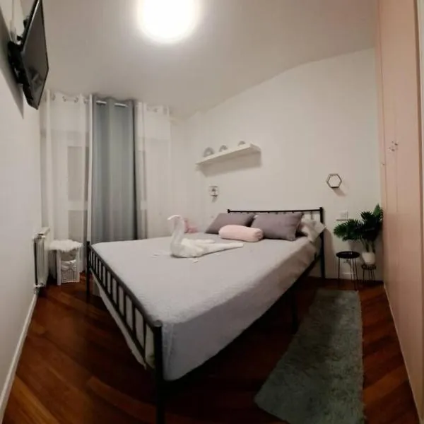Habitacion con salida directa a terraza chill out, hotel v destinaci Bilbao