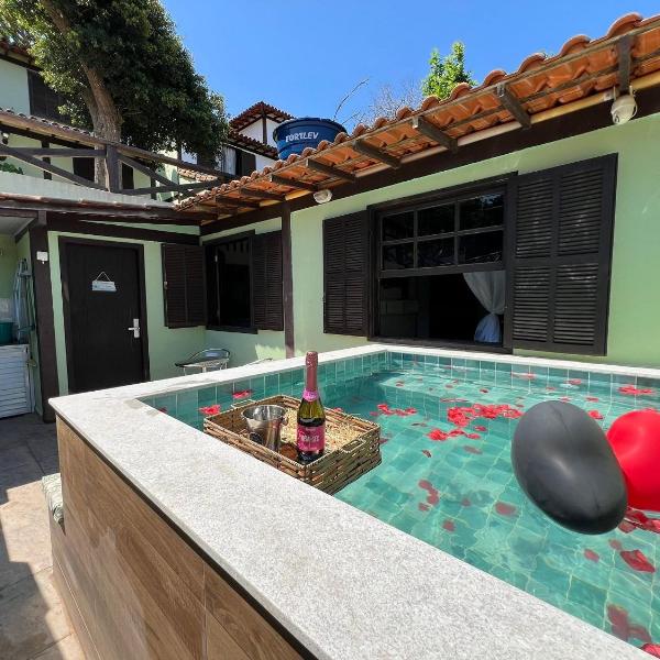 Casa aconchegante com piscina aquecida em Búzios