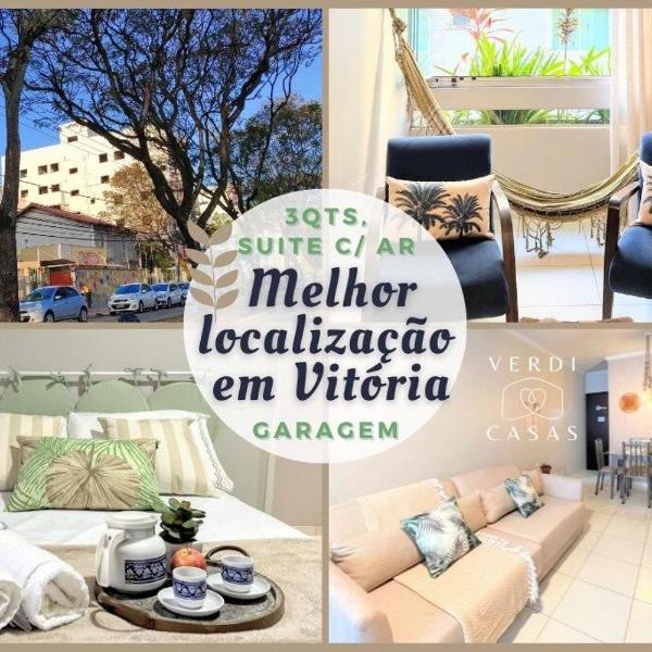 3qts, AR na suíte, Wi-Fi 280Mb a 500m Praia