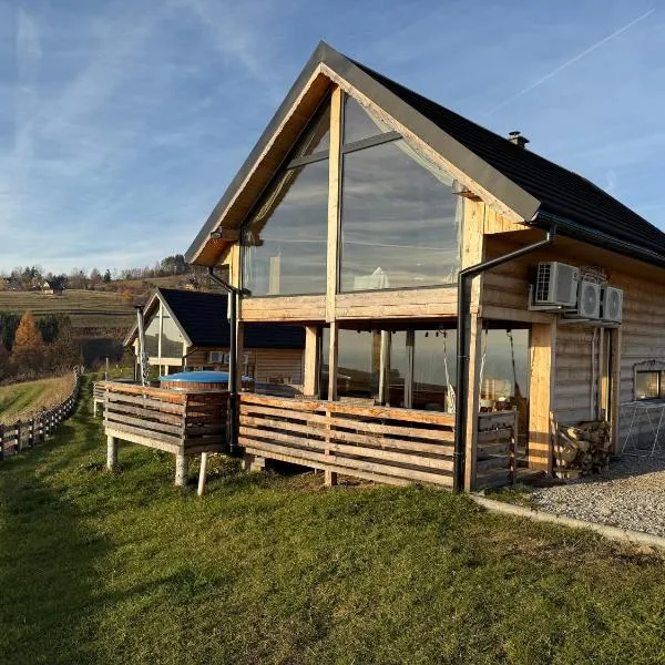 Domki Szlembark- widok na Tatry, jacuzzi, hotel em Szlembark