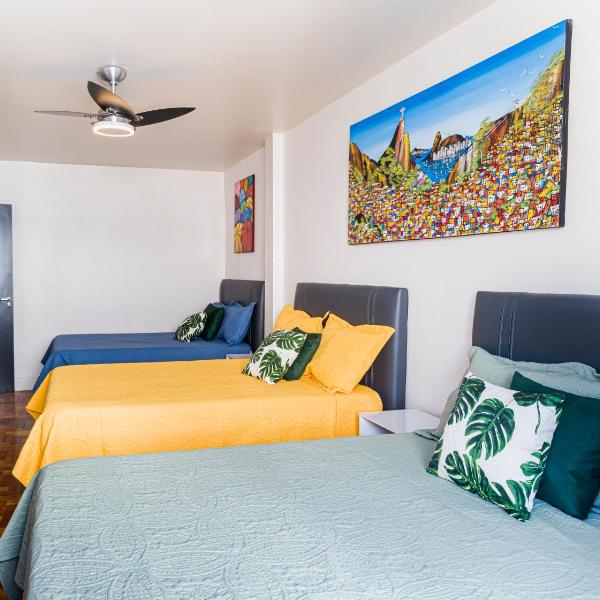 COPACABANA TODO REFORMADO, 3 QUARTOS, 2 BANHEIROS, VARANDA, 6 camas, no posto 6, Próximo Arpoador e Ipanema pauloangerami RP144 - Foto 4