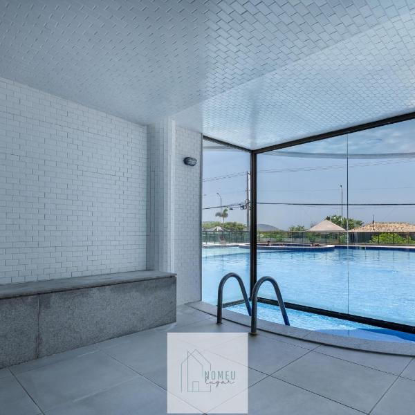 Condomínio Club a 50m PRAIA dos Anjos - Unidades com 2 QUARTOS, PISCINA, estacionamento e portaria 24h - Área de lazer 3000m, wi-fi 800MB, churrasqueira e cozinha completa - Foto 4