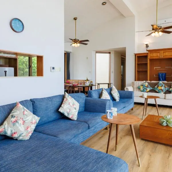 オーシャンビュー BBQ可能 最大15名 3寝室3バスルーム Nalu Mele Resort, hotel in Nakijin