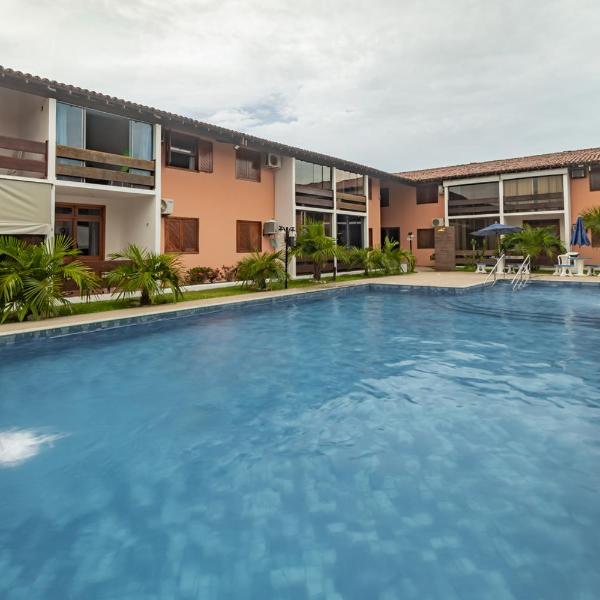 Apart-hotel a 400m da Praia de Taperapuan