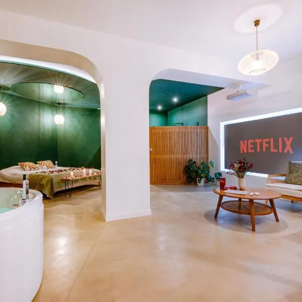 ÉROS - Loft entier avec Balnéo & Rétroprojecteur, hôtel à Nyons