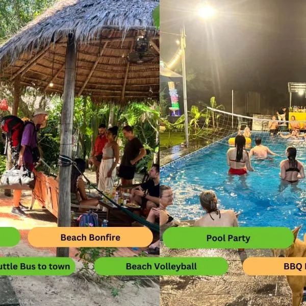 The Seaside Bungalow Hostel and Bar, hotel in Hoi An