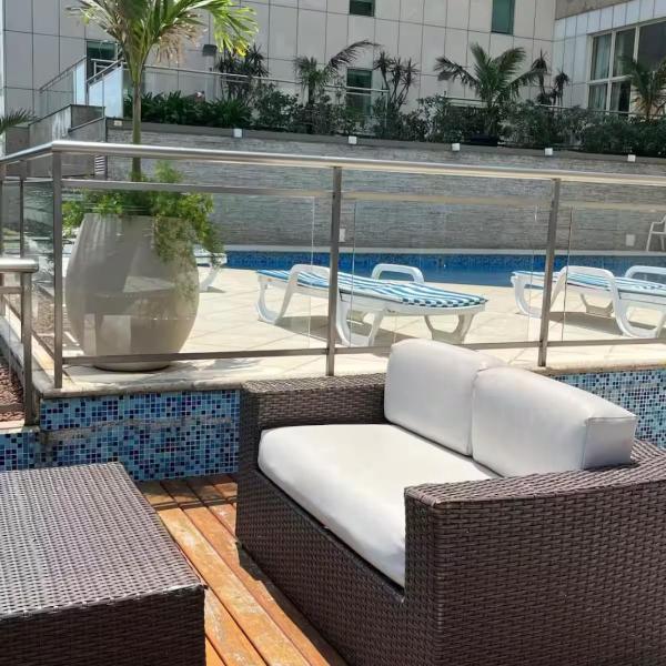 Apart Hotel Barra da Tijuca em frente à praia - Foto 4
