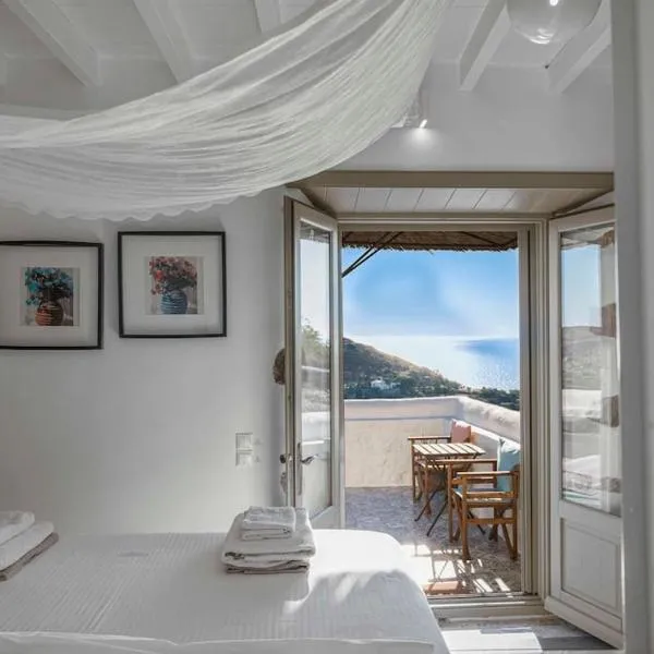 파트모스에 위치한 호텔 Sea & Sunset View Villa Chora with private jacuzzi