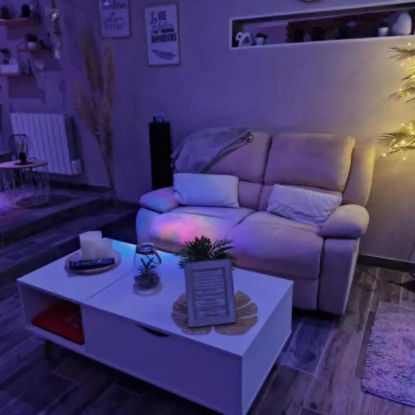 Studio avec jacuzzi , terrasse amenagée et wifi à Westrehem, hotel v destinaci Westrehem