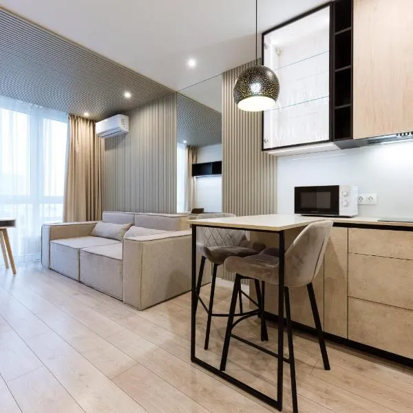 Nyvky Like Home - Файна Таун із сезонним басейном - Кв 58, hotel en Kiev
