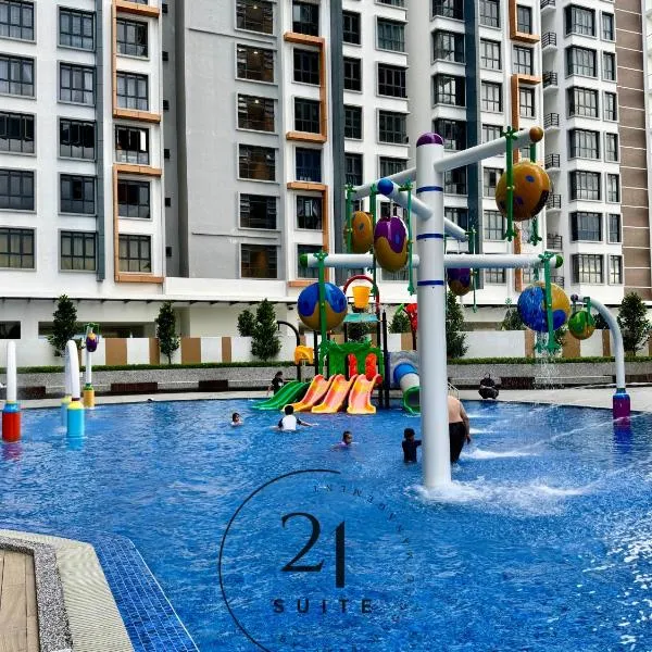 K Avenue amazing view balcony high floor Free Parking Wifi Netflix, hotel v destinaci Kota Kinabalu
