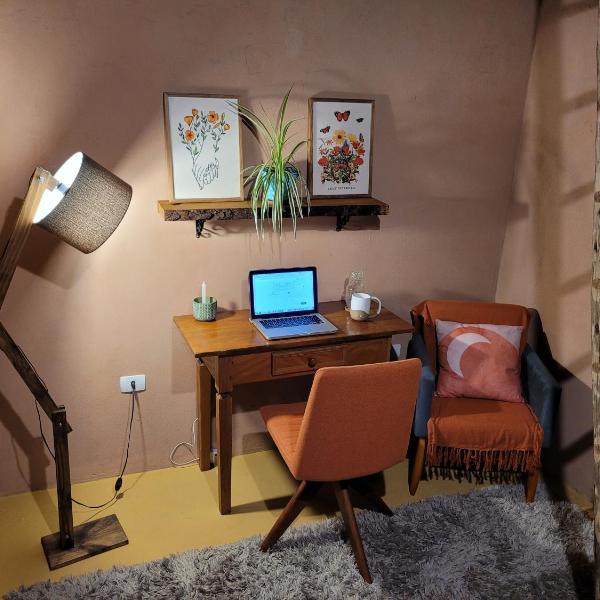 Refúgio Terracota uma casa bioconstruída com arte - Foto 4