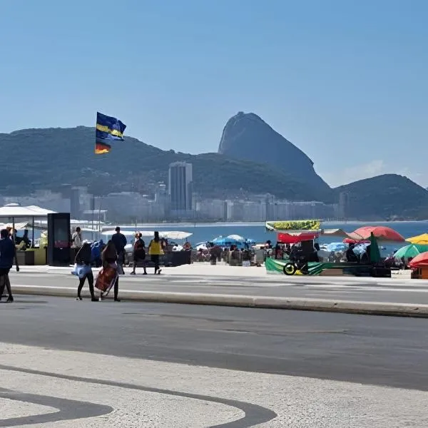 Studio Pé na Areia em Copacabana