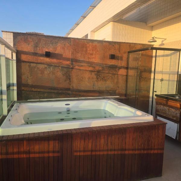 Apartamento Cobertura com vista espetacular para o mar,jacuzzi e churrasqueira, Arraial do Cabo - Foto 3