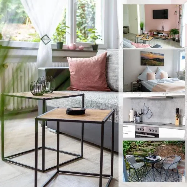 BEST STAY moderne Stadtwohnungen in Hünfeld - Küche, Schlafsofa, Terrasse oder Balkon WLAN Smart TV, hotel v destinaci Hünfeld