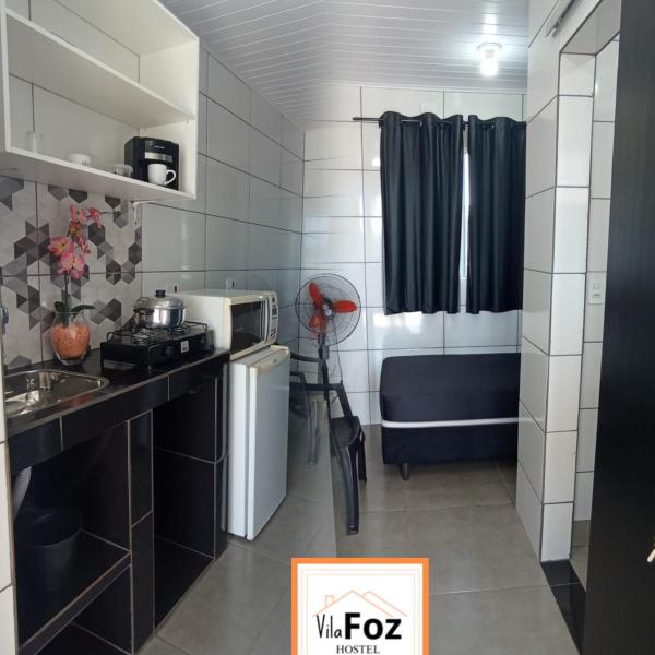 Vila Foz HOSTEL AP8 Apartamento completo de casal com ar condicionado, garagem fechada e lavanderia, Temos Uber e guia turístico para indicar, nosso apartamento é o melhor custo benefício de Foz do Iguaçu