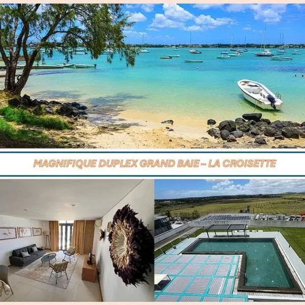 Superbe Duplex 2 Chambres La Croisette Grand Baie, hotel in Grand Baie