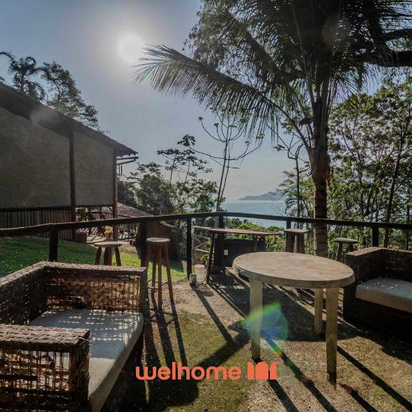 Chalé em Ilhabela, Vista deslumbrante para o mar - Foto 5