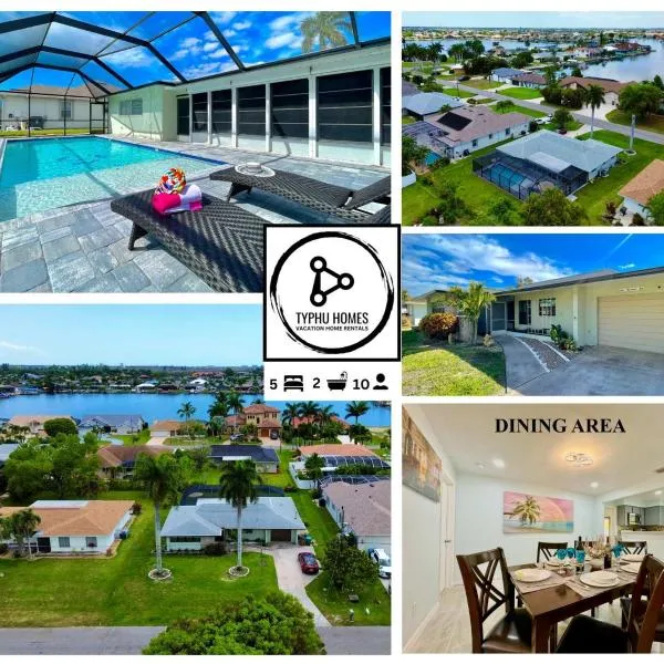 Family Fun-Prime Location Heated Pool Sleeps10 Villa, hotel in Cape Coral
