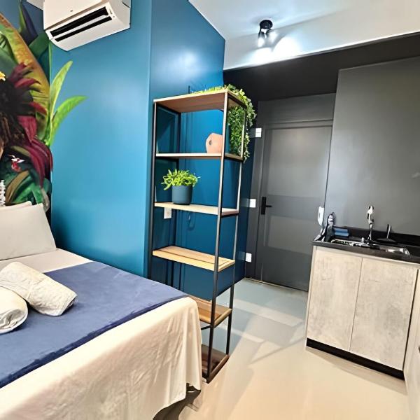 Studio/Moderno/200 m Allianz/Piscina/Wifi/Vaga - Foto 4