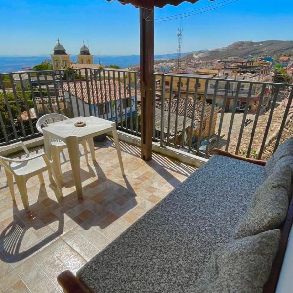Terraço com linda vista no centro de São Thomé