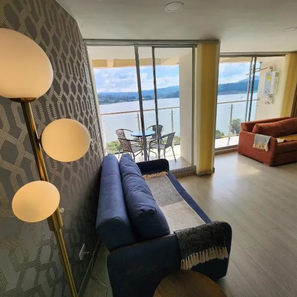Increíble apartamento con vista panorámica al lago Sochagota, hotel in Paipa