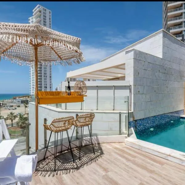 sea view Vila-5BDR, hotel in Netanya