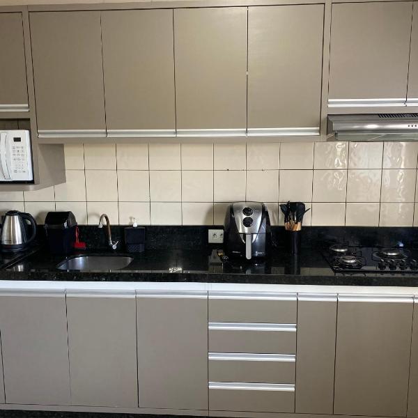 Apartamento completo, 5 minutos do Marco das Três Fronteiras, até 4 hóspedes