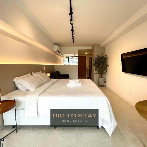 Studio Leblon - Moderno com piscina e academia.