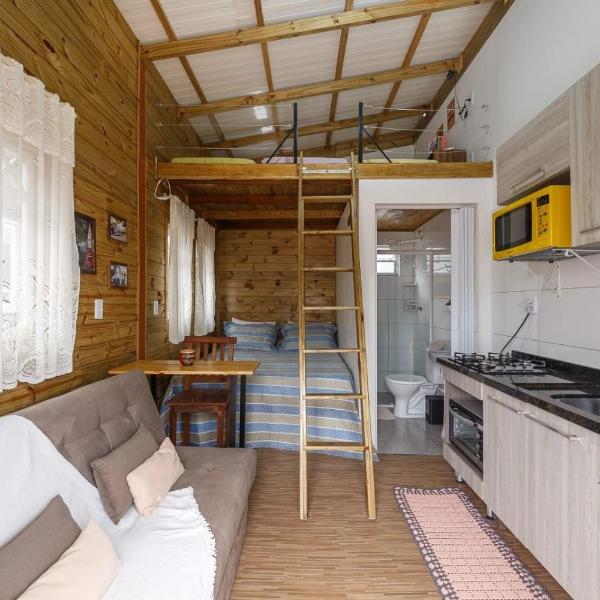 Casa 2 quartos, 6 pessoas, perto da praia, ar condicionado, wi-fi, cozinha completa, lavanderia, - Foto 4