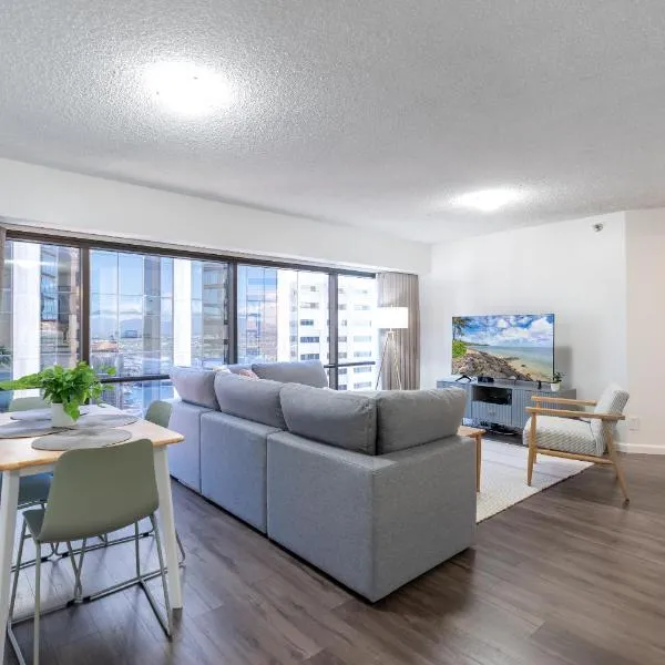 Downtown Honolulu Skyview - 1Bed&Den- Free Parking, hotel a Honolulu