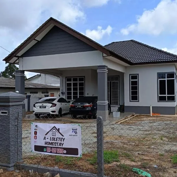 Aloletey Homestay Alor Lintang Besut、Kampong Kubang Bembanのホテル