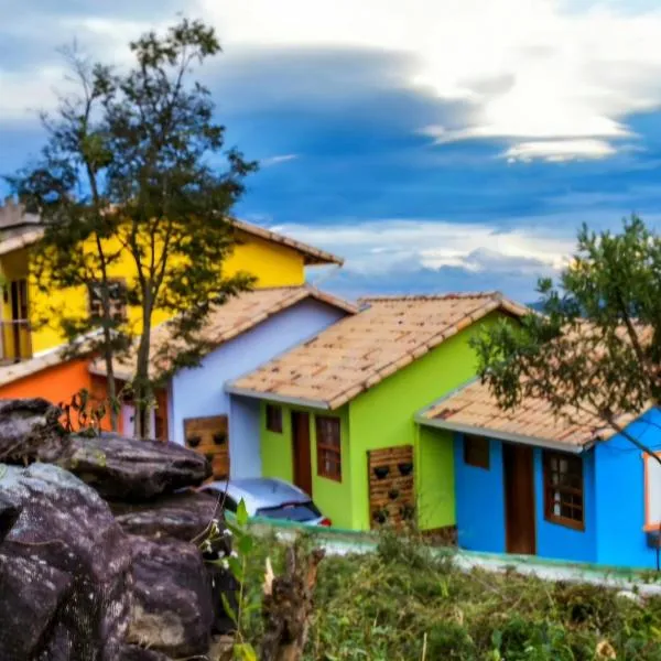 Chales Quinteto de Cores, hotel v destinaci Lavras Novas
