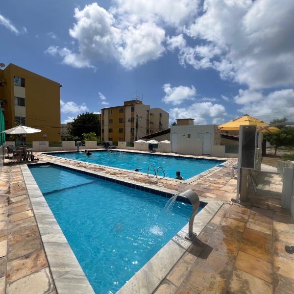 apartamento familiar com piscina, lazer e quadra