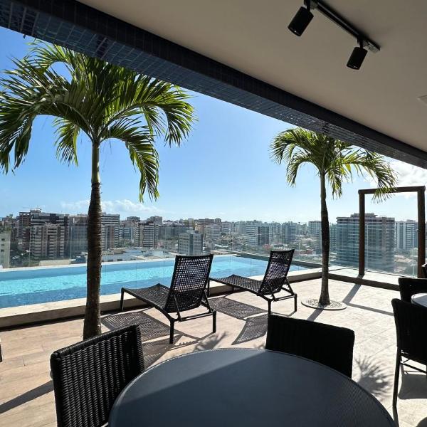 High Standard Penthouse Two Suites Sea View Jatiuca Beach SKY1302 - Foto 4
