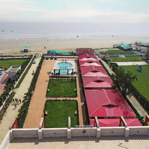 Prasant On Beach Resort !! LIFT - WIFI -Restaurant-Parking facilities-Newly Decorated Room !!, hotell sihtkohas Mandarmoni