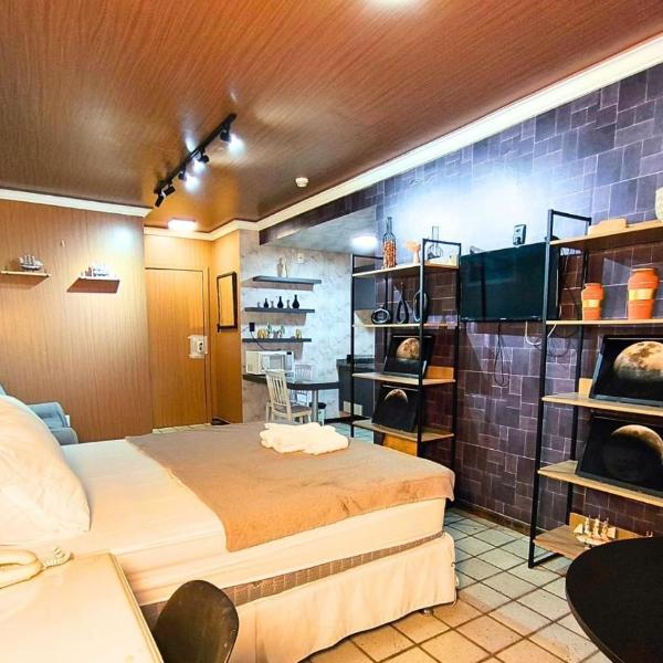 Lindo Studio Completo na Ondina, Cozinha, Wifi, Netflix, Piscina, Circuito do Carnaval, Próximo à praia