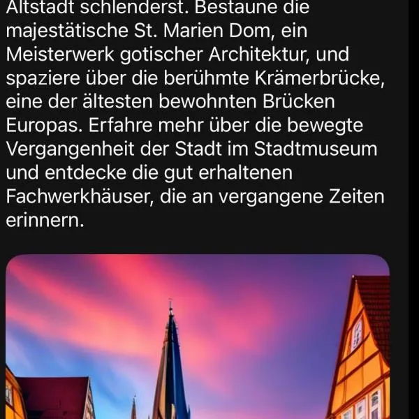 Schlafen in Erfurt- nicht 0815, hotel in Erfurt