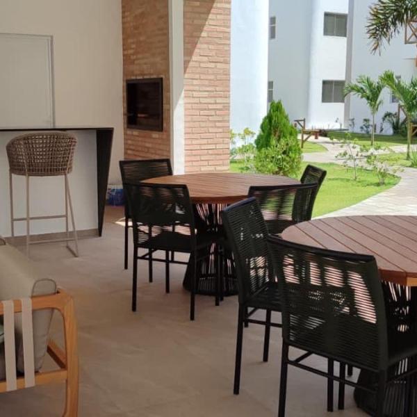 Apartamento mobiliado à beira mar- conforto e paz- Condomínio Vila do Mar- Macapá-PI - Foto 5