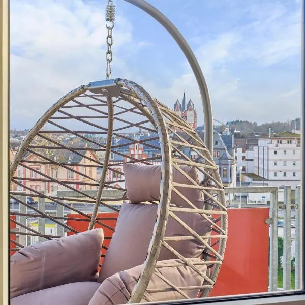 Traumferienwohnung Domblick 2 - altstadtnah & zentral, zwei Schlafzimmer mit Balkon, hotel in Limburg an der Lahn