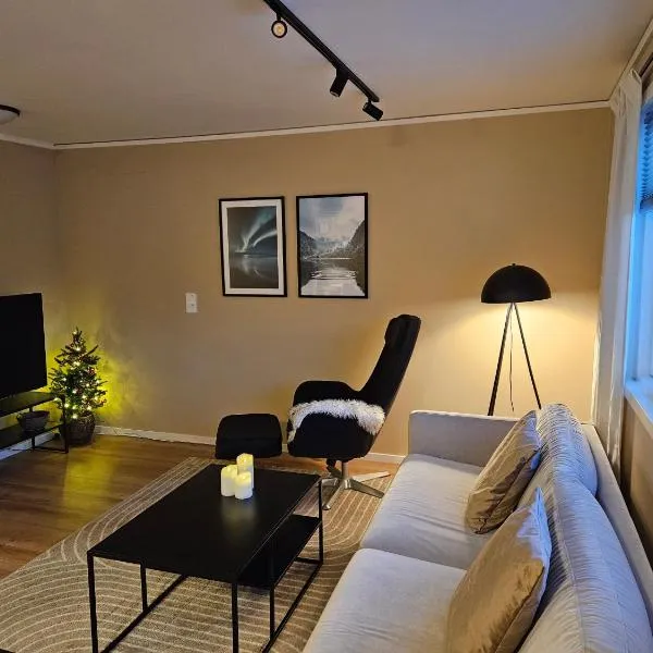 1 bedroom apt with parking、Kvaløyaのホテル