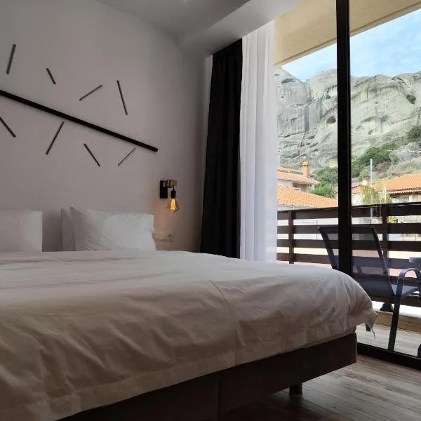 Meteora Gold and Glass Suites, hotelli Kalabakassa