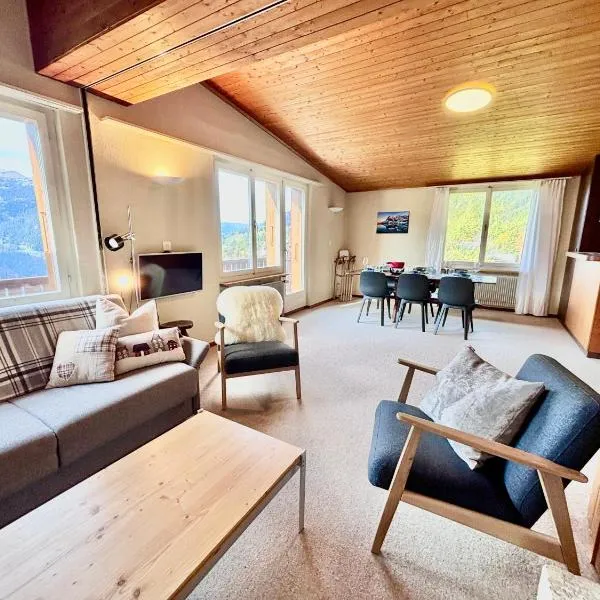 Jungfraujoch, Chalet Ski In&Out, Wengen, Valley view, ξενοδοχείο στο Βένγκεν