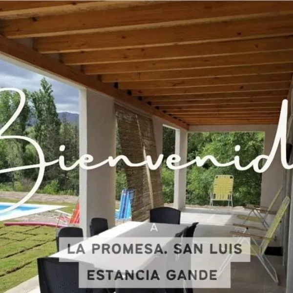 La Promesa, hotel in Potrero de los Funes