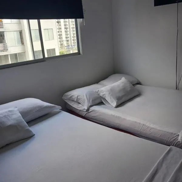 Jardin imperial, habitaciones para tu disfrute y descanso en apto familiar, hotel en Cartagena de Indias
