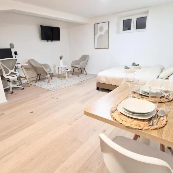 Queensize-Bett, Arbeitsplatz, gratis Parkplatz, hotel v destinaci St. Gallen