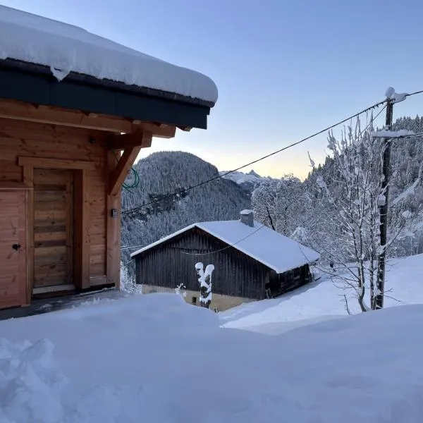 Charmant appartement sous combles, neuf, hotell sihtkohas Les Gets