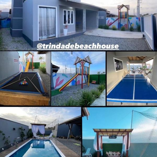 Casa com piscina aquecida e mesa de sinuca