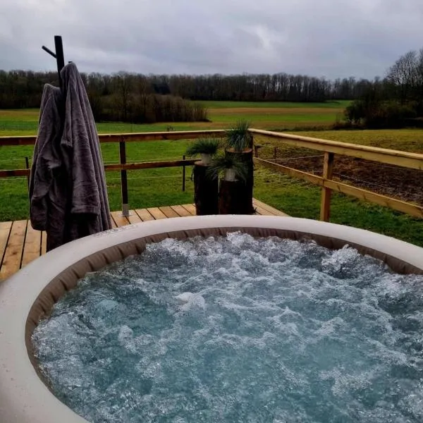 Tiny housse serenity avec jacuzzi, hotel di Tinlot