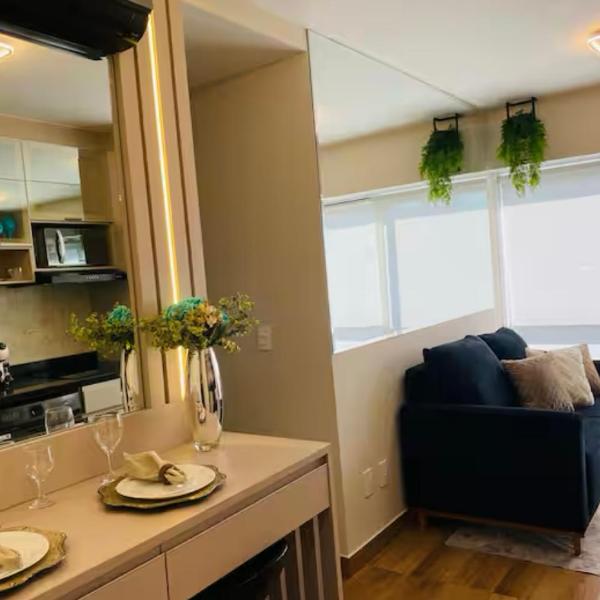 Apartamento de 2 quartos luxuoso em frente ao Allianz Parque com garagem